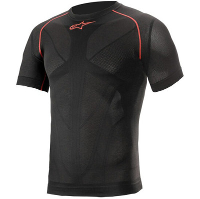 termotriko Alpinestars s krátkým rukávem Ride Tech Summer black/red