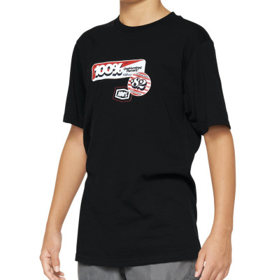 dětské triko 100% Stamps black