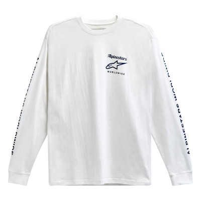 triko Alpinestars Authenticated tee white/black