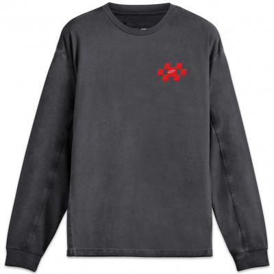 triko s dlouhým rukávem Alpinestars Compel Knit grey