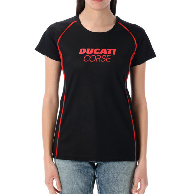 dámské triko Ducati Corse black/red