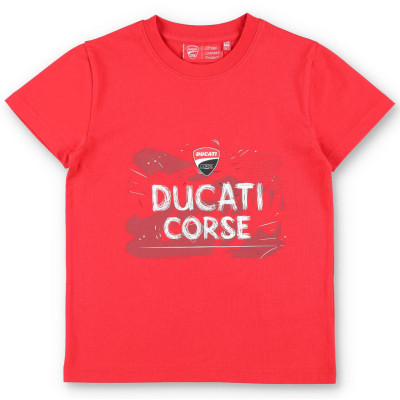 dětské triko Ducati Corse red