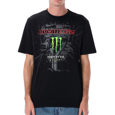 triko Ducati Corse Monster Energy black/grey