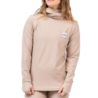 dámské triko Eivy Icecold Gaiter Rib Top sand