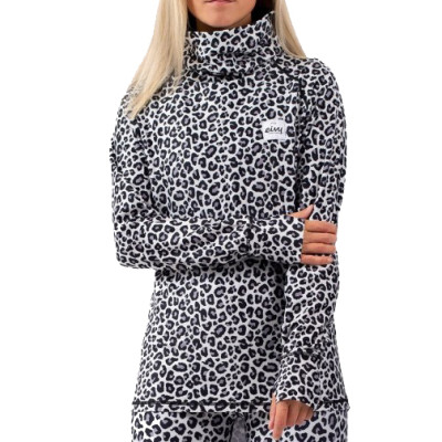 dámské triko Eivy Icecold Gaiter Top snow leopard