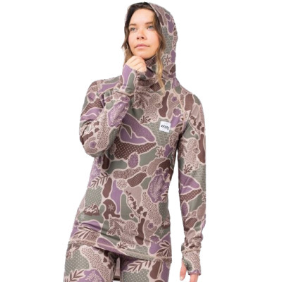 dámské triko Eivy Icecold Hood Top forest landscape