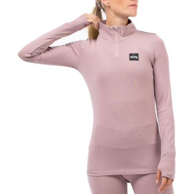 dámské triko Eivy Journey Merino Wool Rib Top faded woodrose