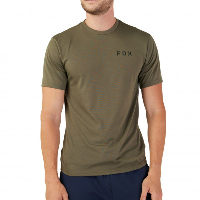 Triko Fox Dynamic Ss Tech Tee olive green