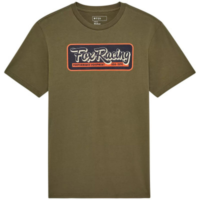 triko Fox Equipped Ss Prem Olive Green