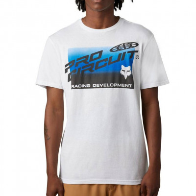 Triko Fox Foyl Pro Circuit Premium Tee Optic White