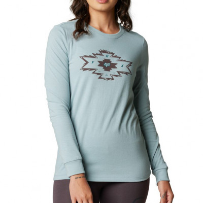 Triko Fox Full Flux Ls Tee Gunmetal