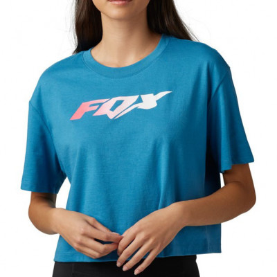 Triko Fox Morphic Crop Tee Blueberry