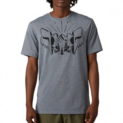 Triko Fox The Format Ss Tech Tee Heather Graphite