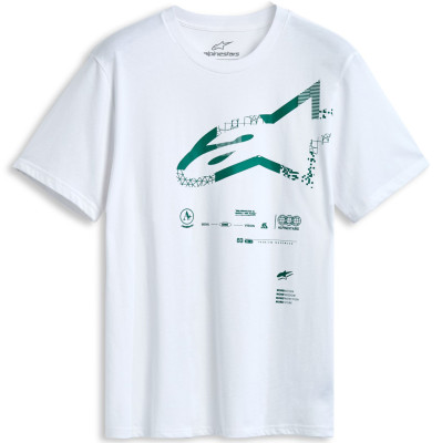 triko Alpinestars Geografica CSF white