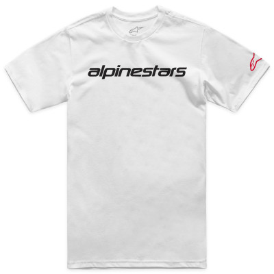 triko Alpinestars Linear Wordmark 2.0 CSF white/red/black