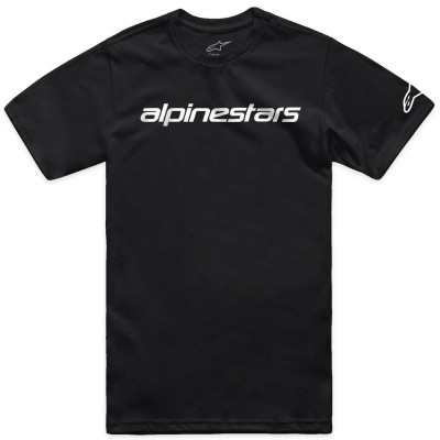 triko Alpinestars Linear Wordmark 2.0 CSF black/white