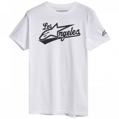 triko Alpinestars Los Ageles tee white