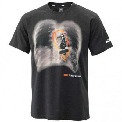 triko KTM Orange Fluids black