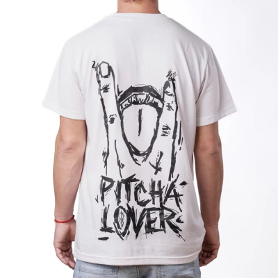 triko Pitcha LOVER white