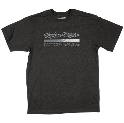 triko Troy Lee Designs Factory Racing black/heather gray