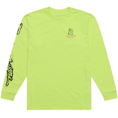 triko Troy Lee Designs Peace Out Ls fluo yellow