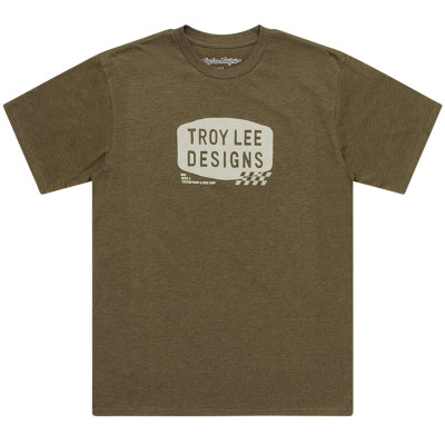 triko Troy Lee Designs Stamp olive heather