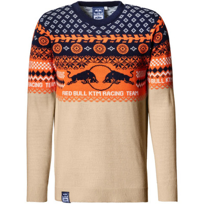 vánoční svetr KTM Red Bull blue/orange